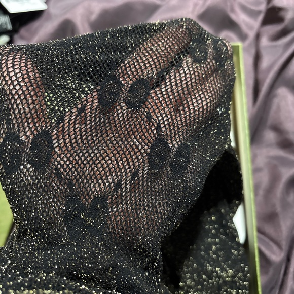 Brand New Authentic Gucci Supremelis GG Logo Tights- large - Picture 2 of 4